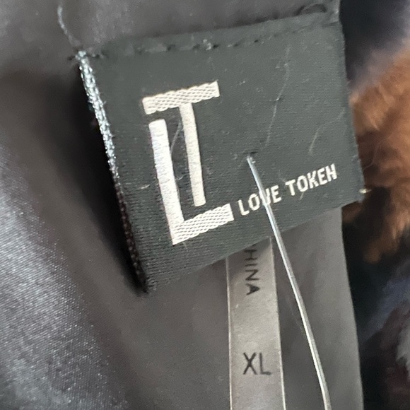 NWT LOVE TOKEN RABBIT FUR JACKET❤️ - Picture 8 of 8